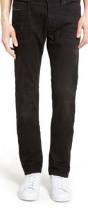 DIESEL SLIMMY SKINNY WASHED BLACK JEANS